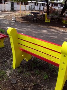 rcc cemented garden bench