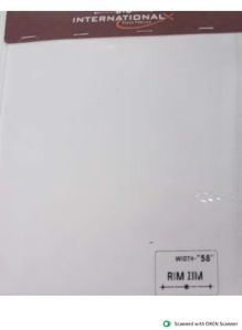 58 Inches Rim Zim Cotton Fabric