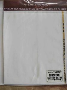 European Cotton Satin