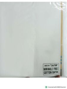 Wrinkle Free Cotton Fabric