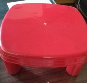 Square Plastic Bathroom Stool