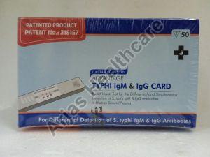 J. Mitra Typhi IgM IgG Card