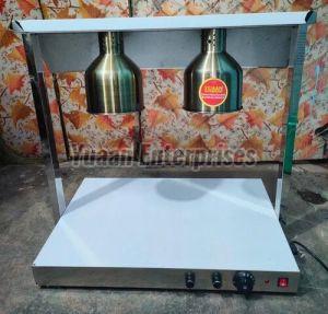 2 Head Food Warmer Heat Lamp