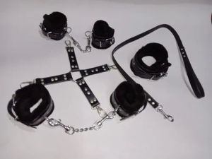 Black Leather BDSM Kit