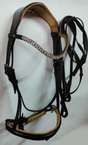 Black Leather Horse Bridle