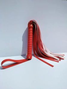 Red Dog Training Leather Whip