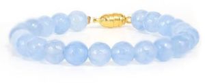 Blue Jade Unisex Magnet Bracelet