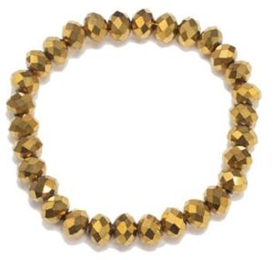 Golden Crystal Glitter Unisex Bracelet