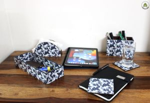 MDFCoasters Set of 6 with Holder