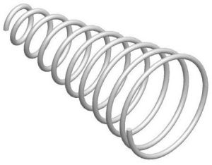 Coated Stainless Steel Conical Spring