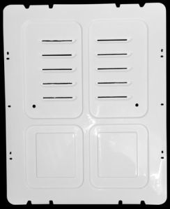 White LG Washing Machine Back Panel