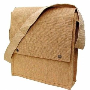 Jute Messenger Bag