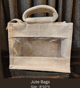 Natural Jute Window Bag