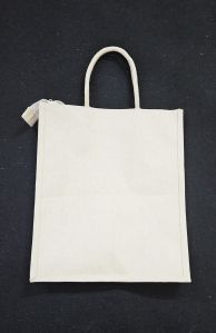 White Jute Shopping Bag