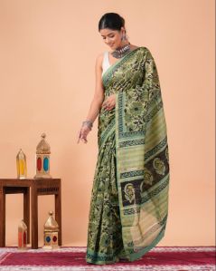 Ladies Chanderi Silk Saree