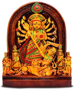 handmade terracotta durga mata murti