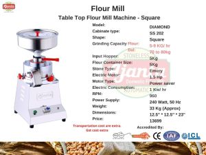1.25hpTable Top Flour Mill Machine