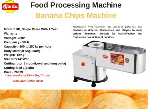 Automatic Banana Chips Making Machine