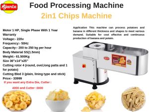 Automatic Banana Chips Making Machine
