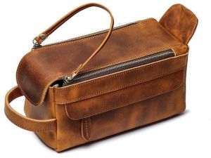 Leather Toiletry Bag