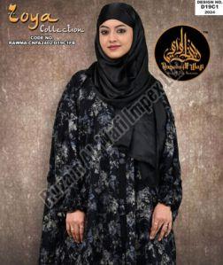 D19 C1  Women Printed Abaya