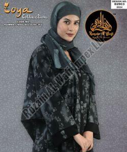 D29 C3 Women Printed Semi Abaya