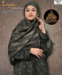 D39 C2 Women Printed Turkish Abaya