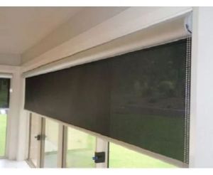 Black PVC Roller Blinds