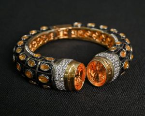 Designer Polki Bangles