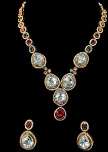 Modren Polki Necklace Set