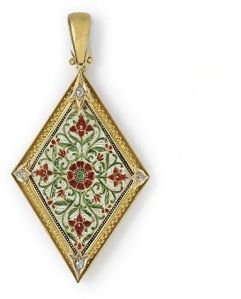 Meenakari Pendant