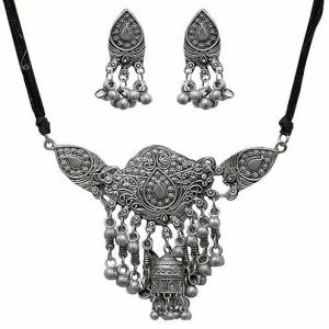 Oxidized Necklace Set