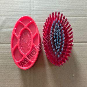 Diamond Soft Bristle Plastic Cloth Washing Brush