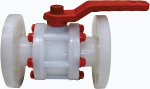 PVDF valve flange end