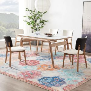 Printed Dining Room Floor Carpet