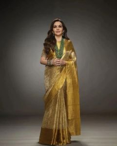 Banarasi Nita Ambani Replica Tissue Saree