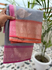 Banarasi Zari Tissue Saree