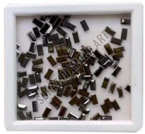 2.5-5mm Baguette Cut Black Diamond