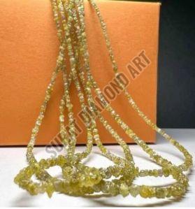 Uncut Yellow Diamond Beads