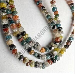Multicolor Uncut Diamond Beads