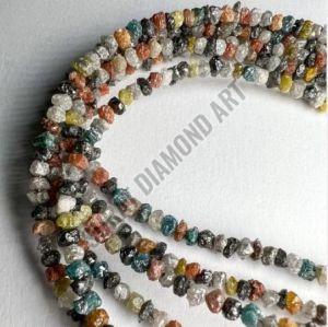 Multicolor Uncut Diamond Beads