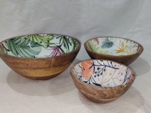 Wooden Bowl Set