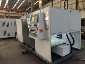 Double Chuck CNC Lathe Machine