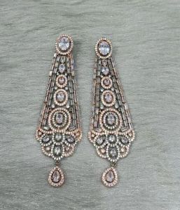 American Diamond Long Earrings