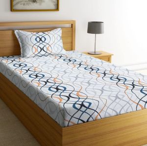 Cotton Printed Single Bedsheet