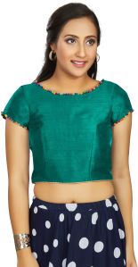 AF2858 Ladies Fancy Sea Green Blouse