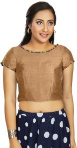 AF2861 Ladies Fancy Beige Blouse