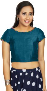 AF2862 Ladies Fancy Teal Blouse