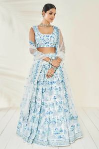 AF5006 Ladies Wedding Wear Chinnon Lehenga Choli