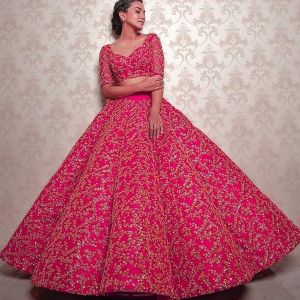 AF5088 Ladies Pink Fancy Lehenga Choli